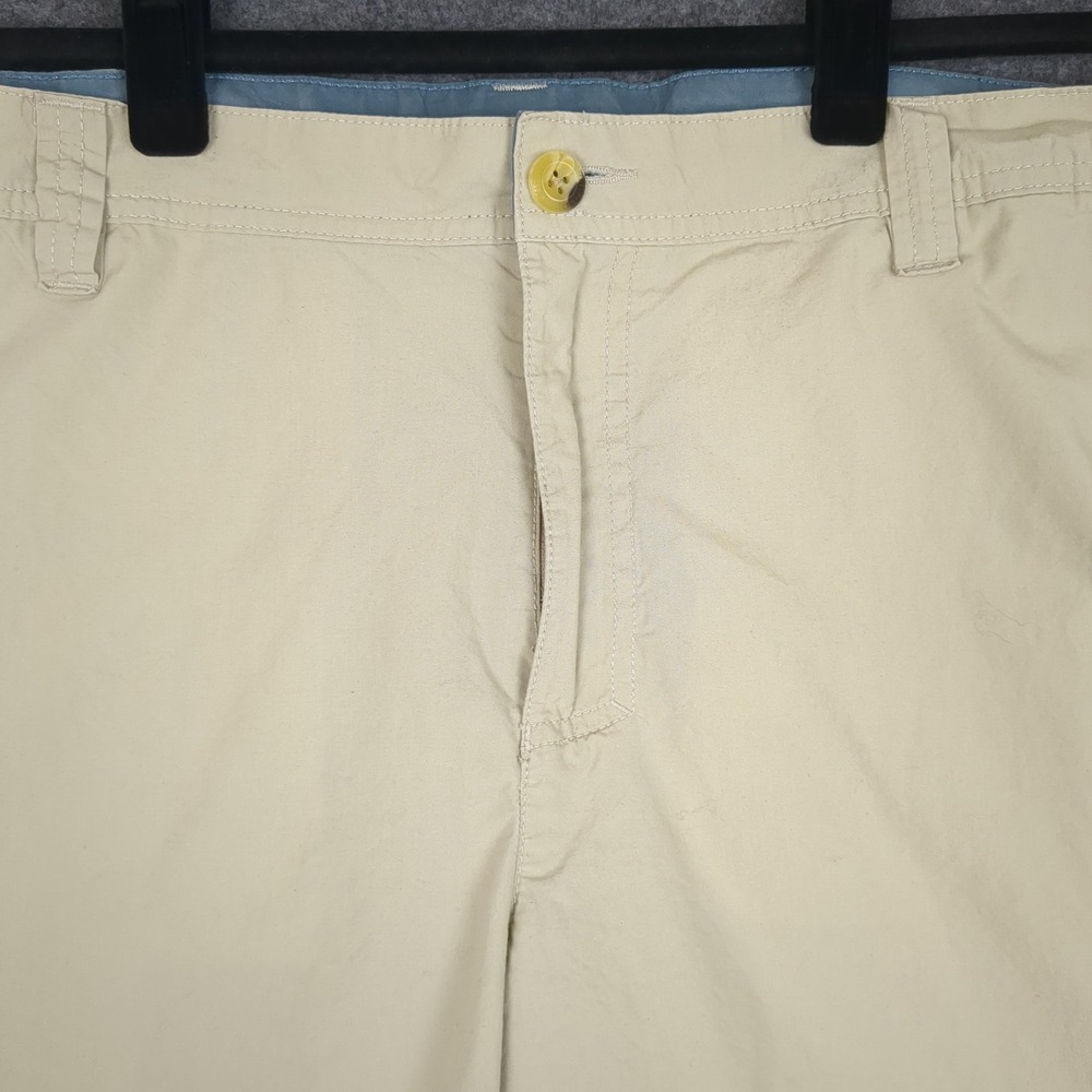 Columbia Mens Shorts Size 34W 10L Beige Flat Front Casual Outdoor - Picture 7 of 14